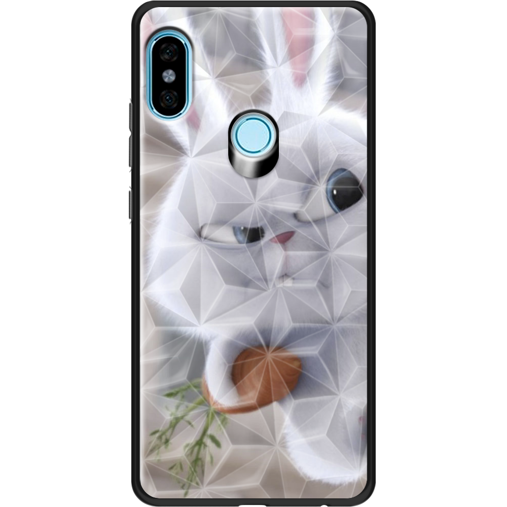 Чехол BoxFace Xiaomi Redmi Note 5 / Note 5 Pro Rabbit Snowball Черный силикон с призмой (32971-up1116-37870)