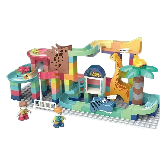 Конструктор Дино-парк Интерактивный лабиринт с горками 147 дет. (8007)