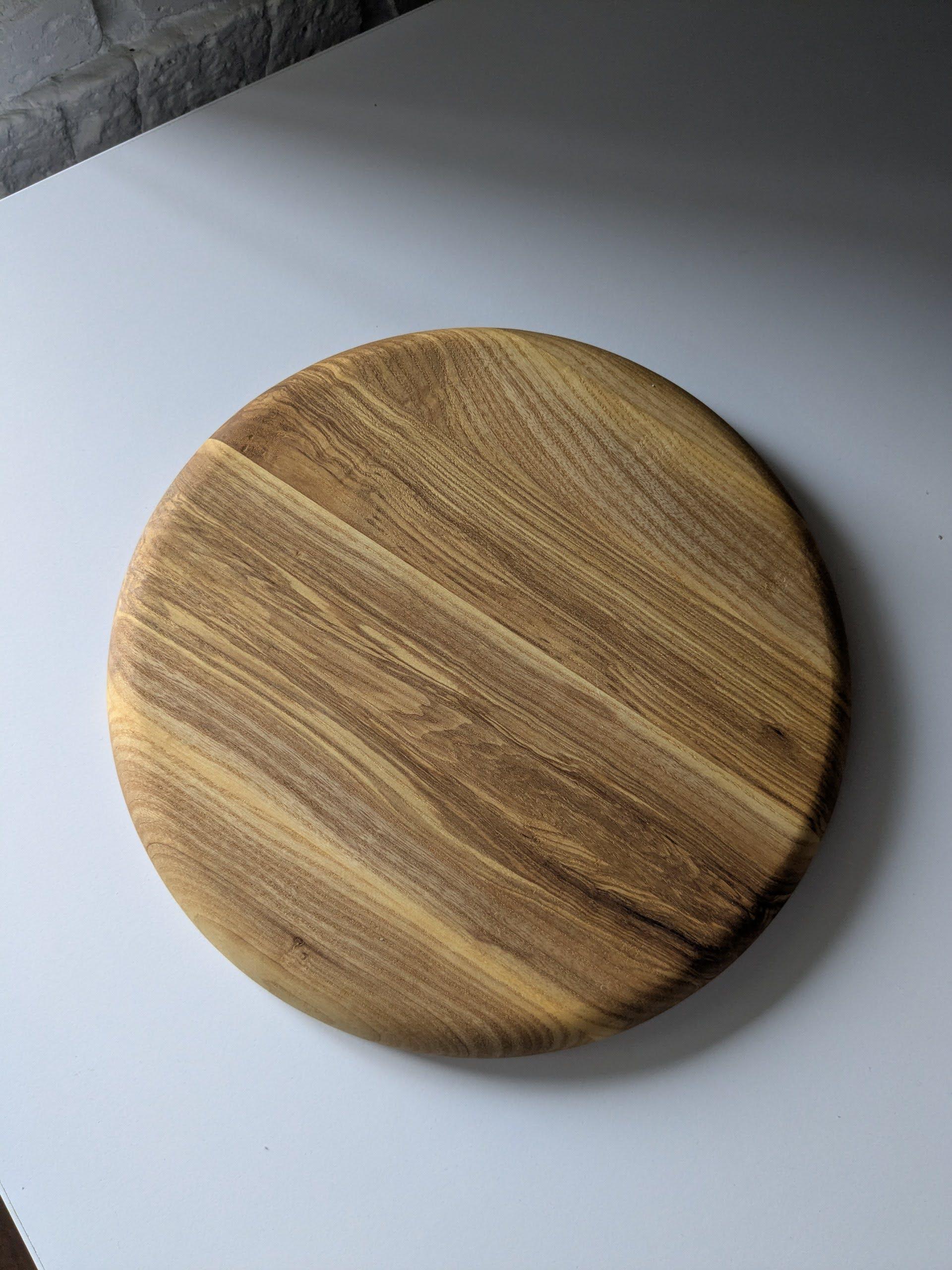 Менажниця кругла дерев’яна з ясеня 2 секції (SP-005) - фото 4 Менажниця кругла дерев’яна з ясеня 2 секції (SP-005) - фото 4