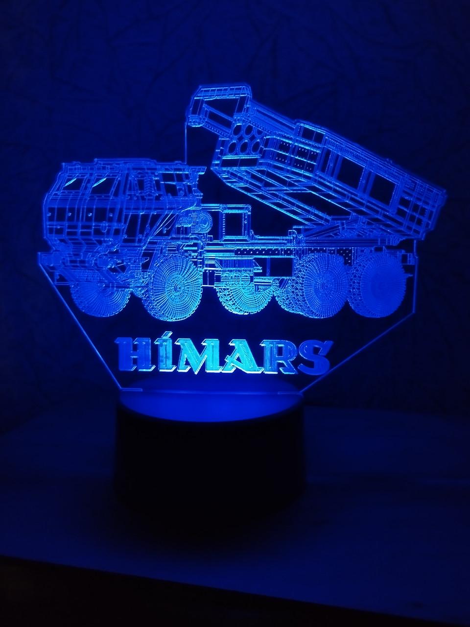 3d-ночник Himars несколько подсветок/батарейка/сеть 220V (2008128290)