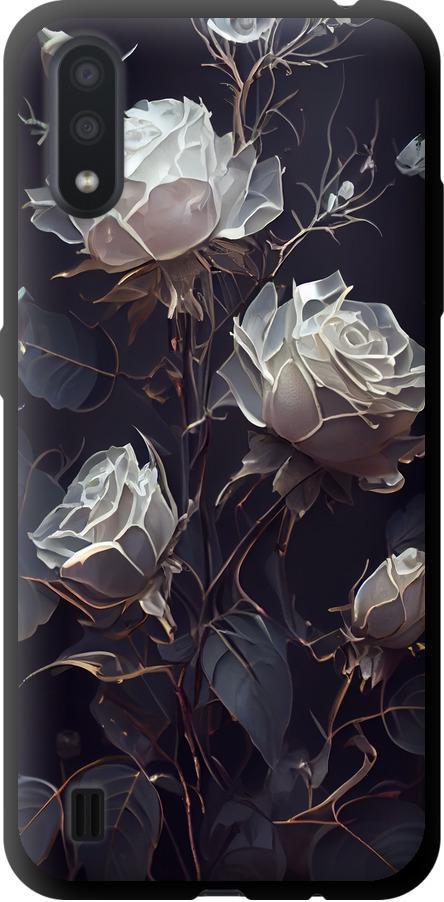 Чехол на Samsung Galaxy A01 A015F Розы 2 (5550b-1842-42517) Чехол на Samsung Galaxy A01 A015F Розы 2 (5550b-1842-42517)