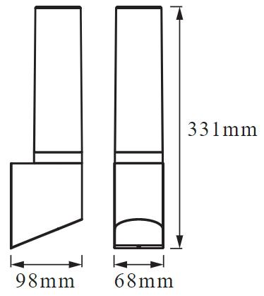 Світильник фасадний Ledvance ENDURA STYLE LANTERN FLARE WALL 7Вт Темно-сірий (4058075478039) - фото 3