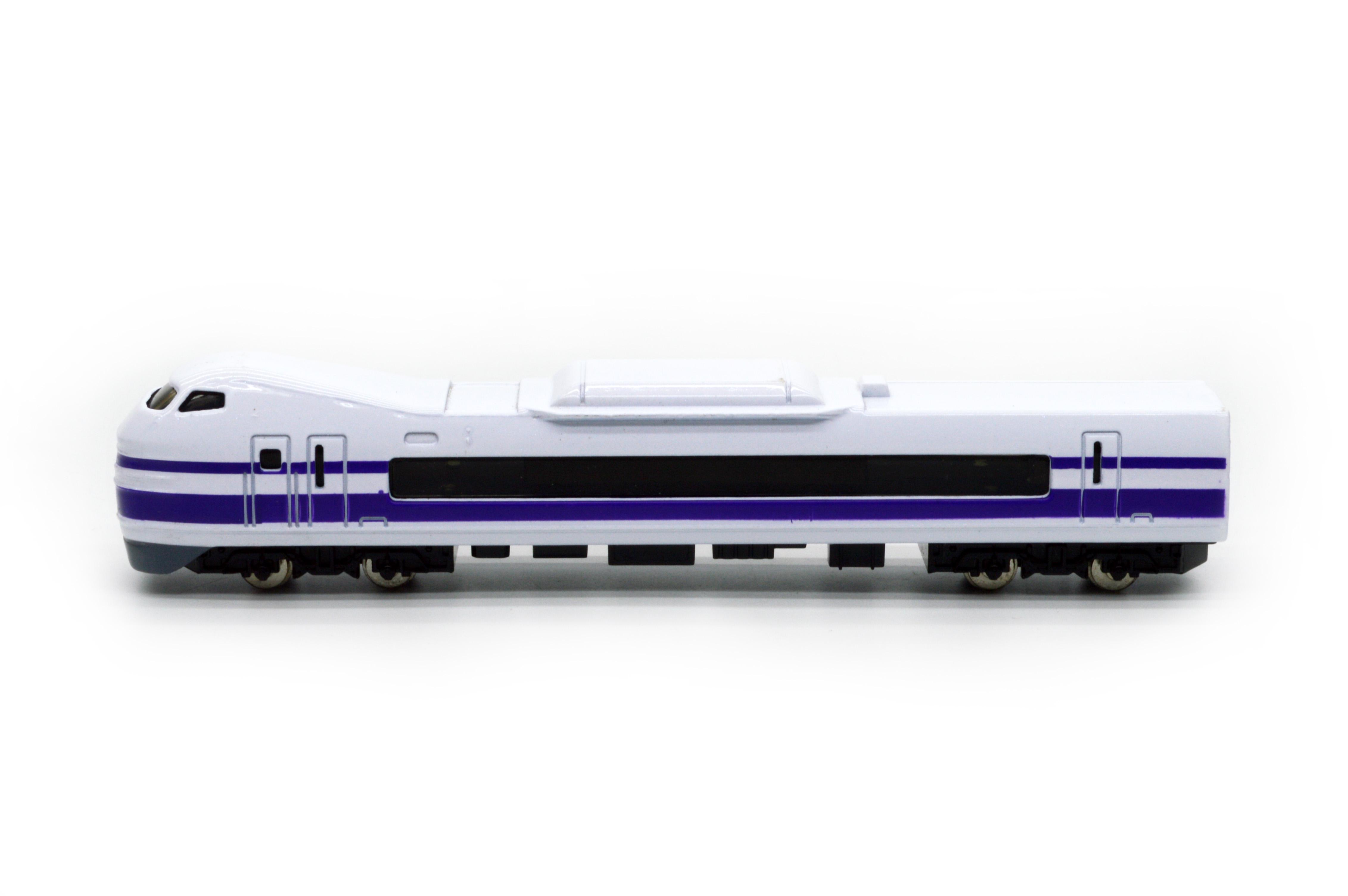 Модель металлическая поезд 16 см масштаб 1:150 - фото 4