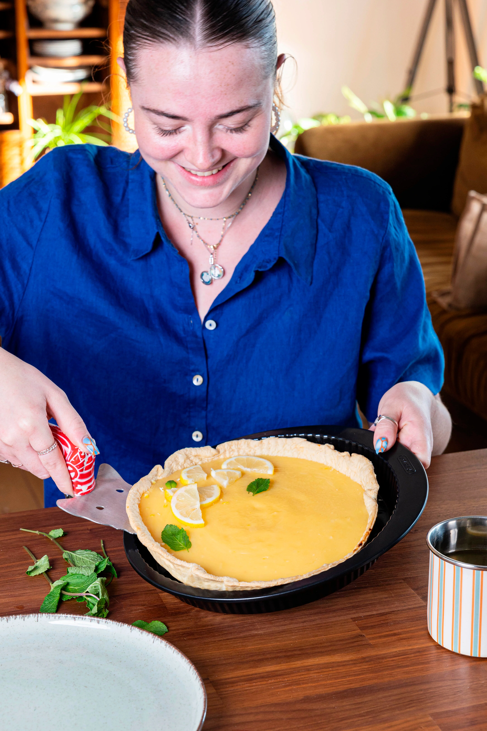 Форма для выпекания Pyrex Glide круглая, стальная, 25 см (GL25BN6/8046) - фото 5