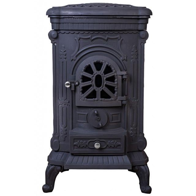 Піч чугунна Bonro подвійна стінка 9 кВт Чорний (2371518141_sike_2)