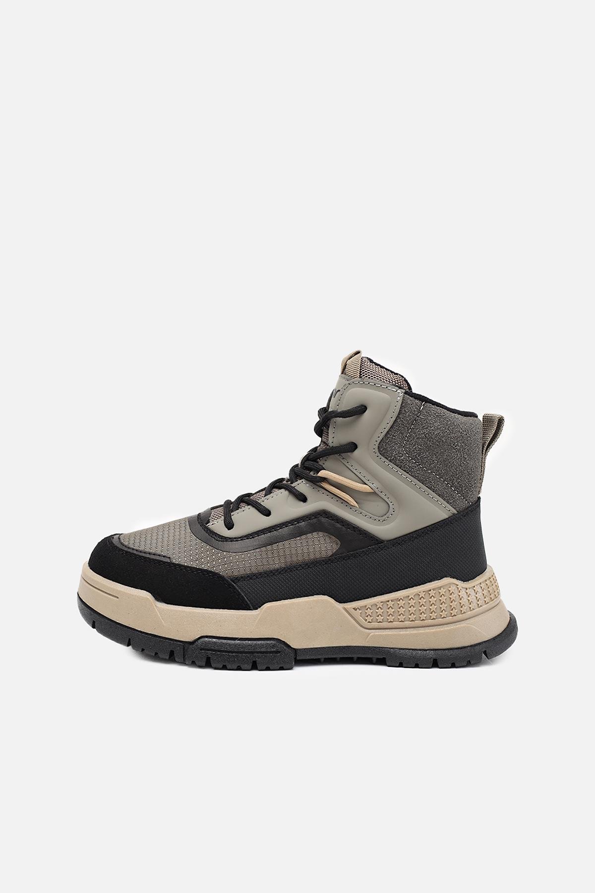 Ботинки детские зимние ЦБ-00282639 для мальчика р. 35 Серый (29086158) Ботинки детские зимние ЦБ-00282639 для мальчика р. 35 Серый (29086158)