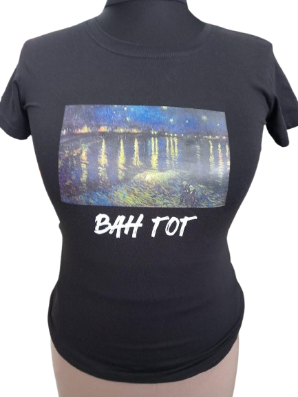 Футболка з художнім принтом Рона S Чорний (00191)