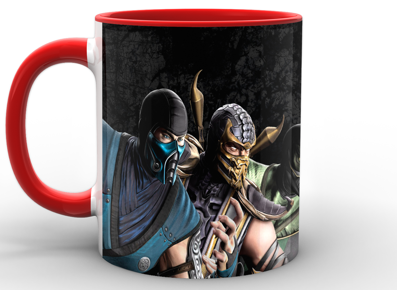 Чашка Gee! Mortal Kombat Мортал Комбат Эмблема MK.02.03 красная