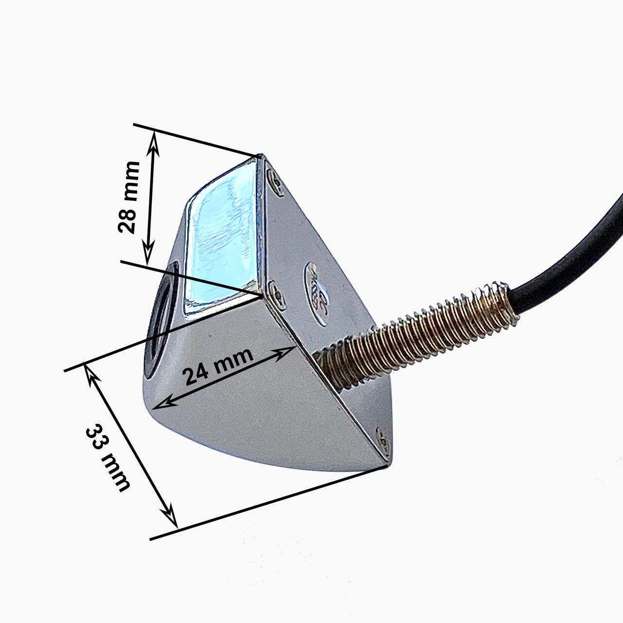 Камера заднего/переднего вида IL Trade S-22 серебристая - фото 5