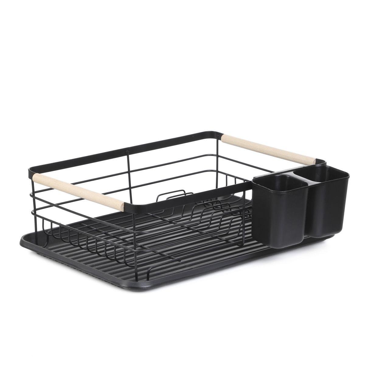 Сушилка для посуды Homla PLYSTRE 42x31x13 см Черный (230326) Сушилка для посуды Homla PLYSTRE 42x31x13 см Черный (230326)