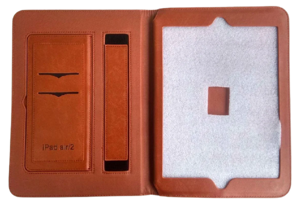 Чохол-книжка JDB Leather Case для IPad Air 2/5/6 Light Brown - фото 2 Чохол-книжка JDB Leather Case для IPad Air 2/5/6 Light Brown - фото 2