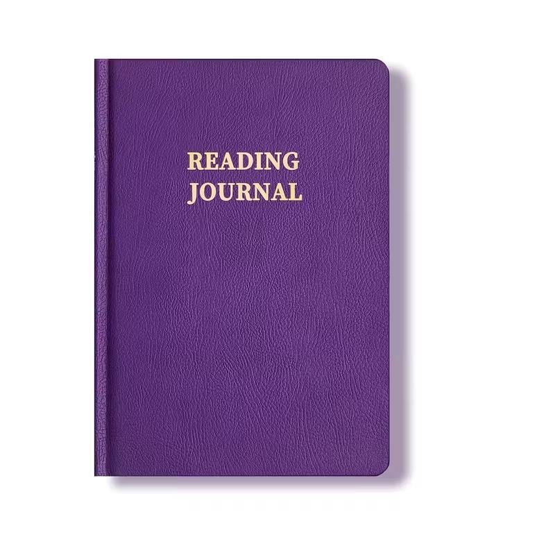 Дневник читательский из искусственной кожи Фиолетовый (37243353)