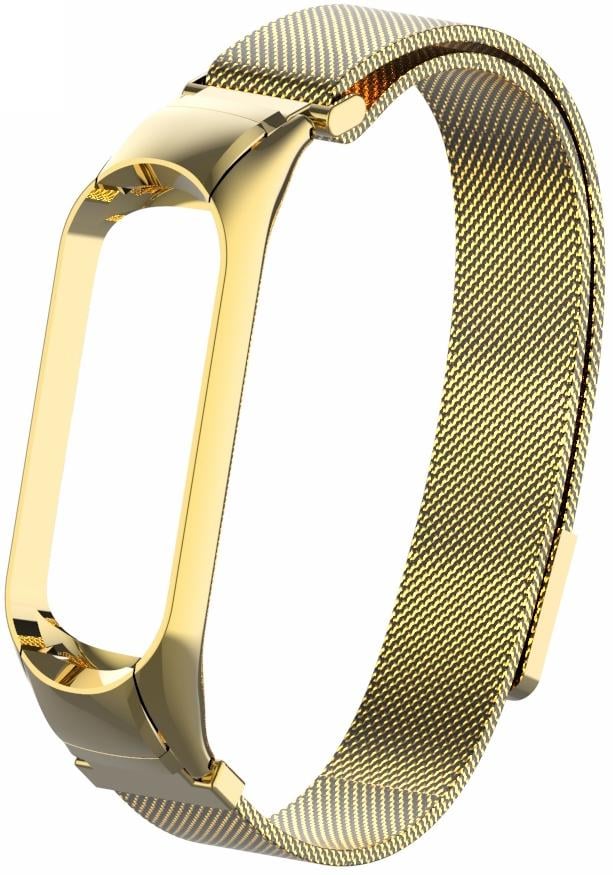 Ремешок Миланская петля Milano Mesh Mi Band 4/3 Gold (09209-2A)