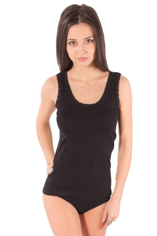 Майка женская Наталюкс L Черный (2121123290941)