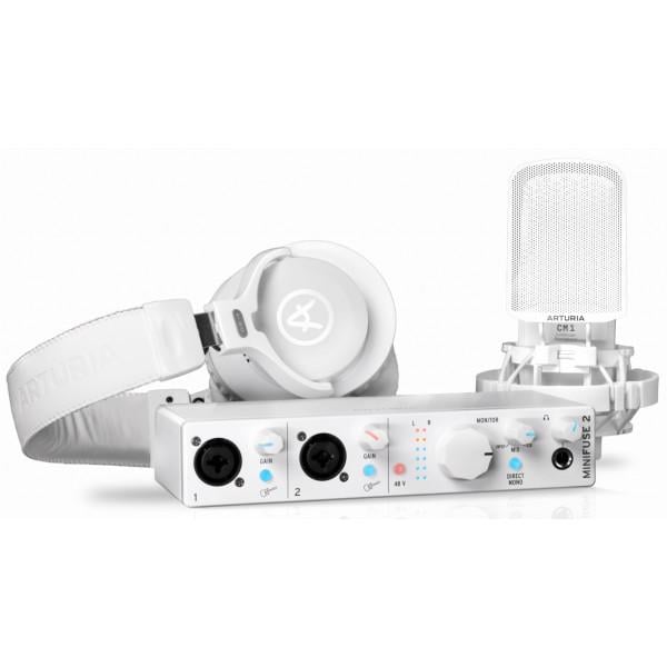 Набор для звукозаписи Arturia MiniFuse Recording Pack White (62991)