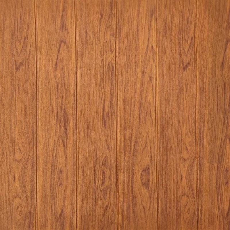 Панель самоклеящиеся 3D  Sticker Wall 700x700x4 мм Ольха