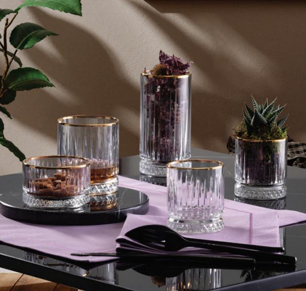 Набір склянок Pasabahce Elysia Gold 520004G-4 355 мл 4 шт. (118794) - фото 7