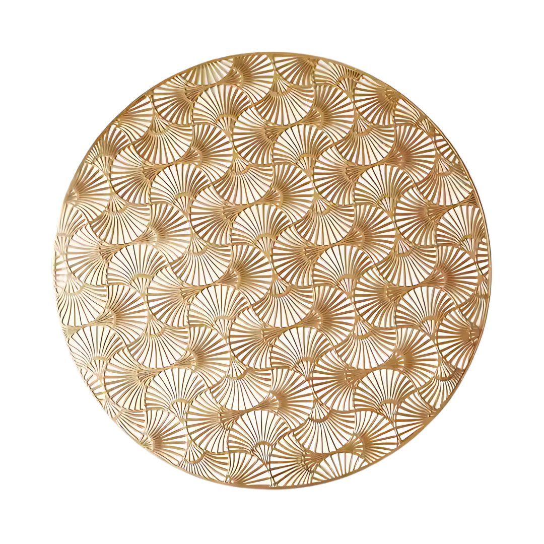 Серветка сервірувальна під гаряче 2 шт. Золотистий (C041_gold) - фото 1