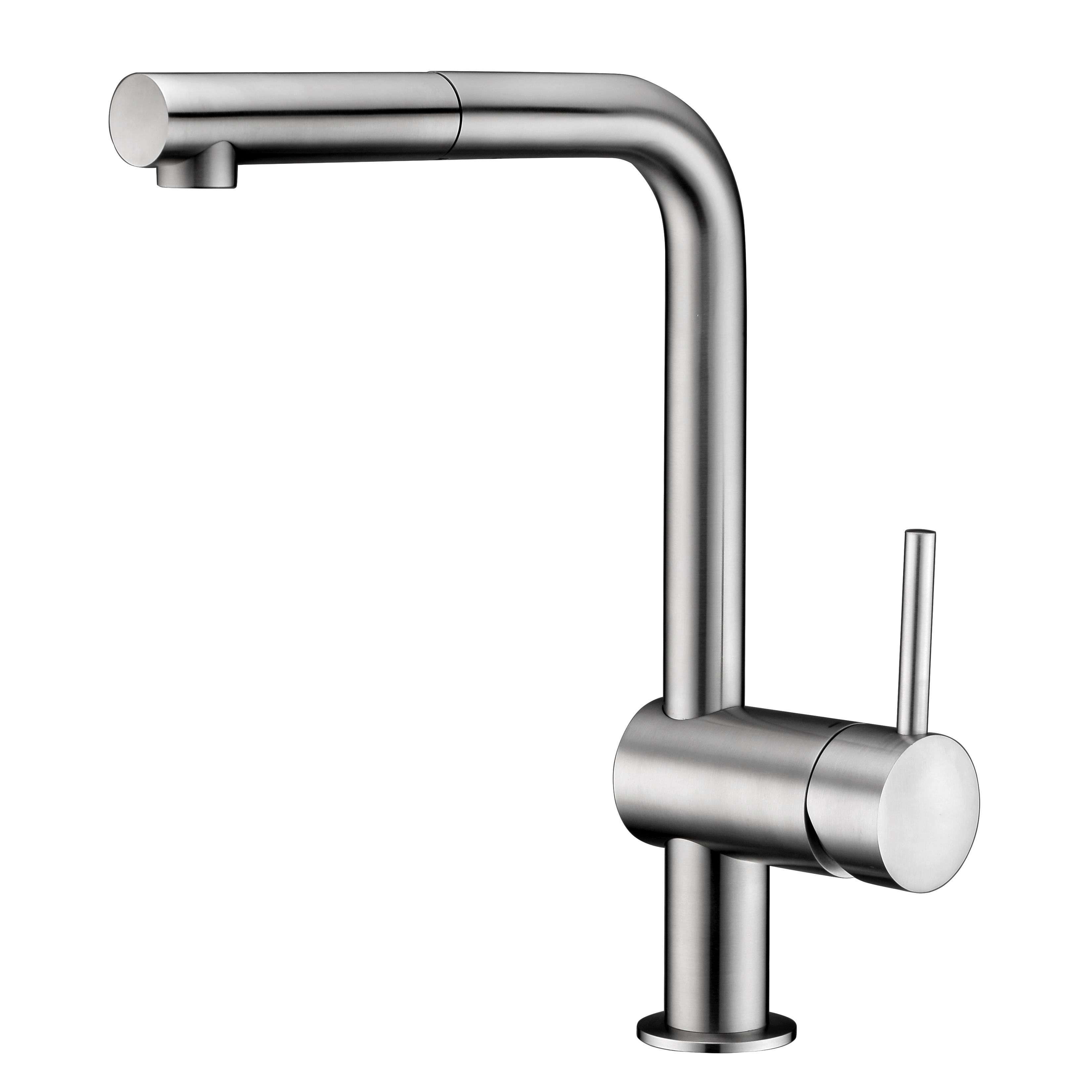 Змішувач для кухні Imprese PIVOT f03408502LT із висувною лійкою Сатин (154083)