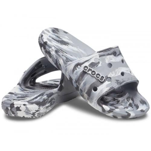 Слайди Crocs Classic Marbled Slide р. М11/EUR 45-46 Light Grey/Multicolor (7670294)