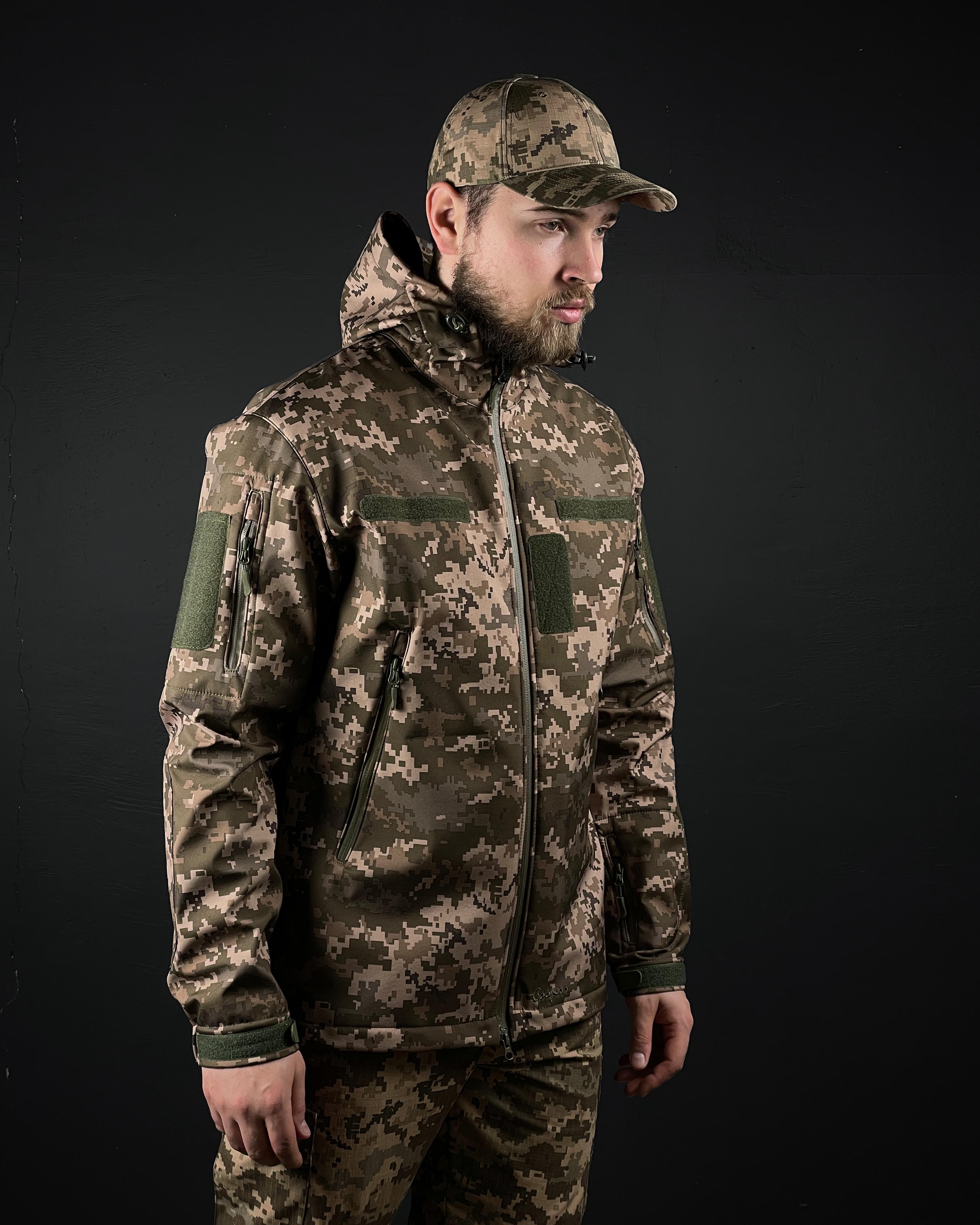 Куртка военная COOPERR Soft Shell II M Пиксель (KUR-1.4.M)