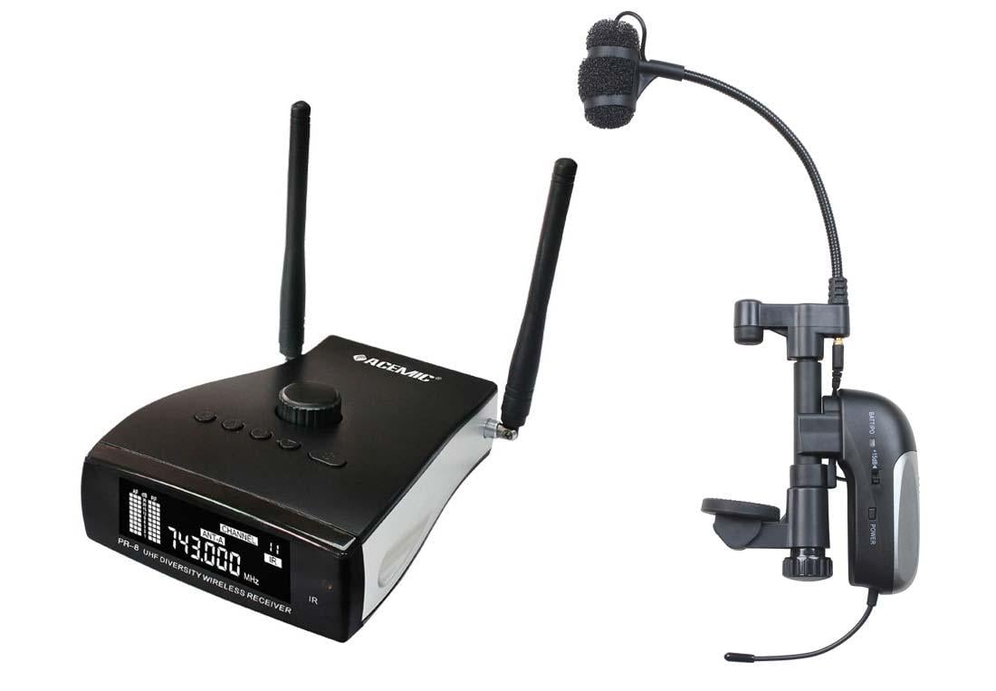 Мікрофон бездротовий для акустичної гітари PR-8/GT-10T (0139)