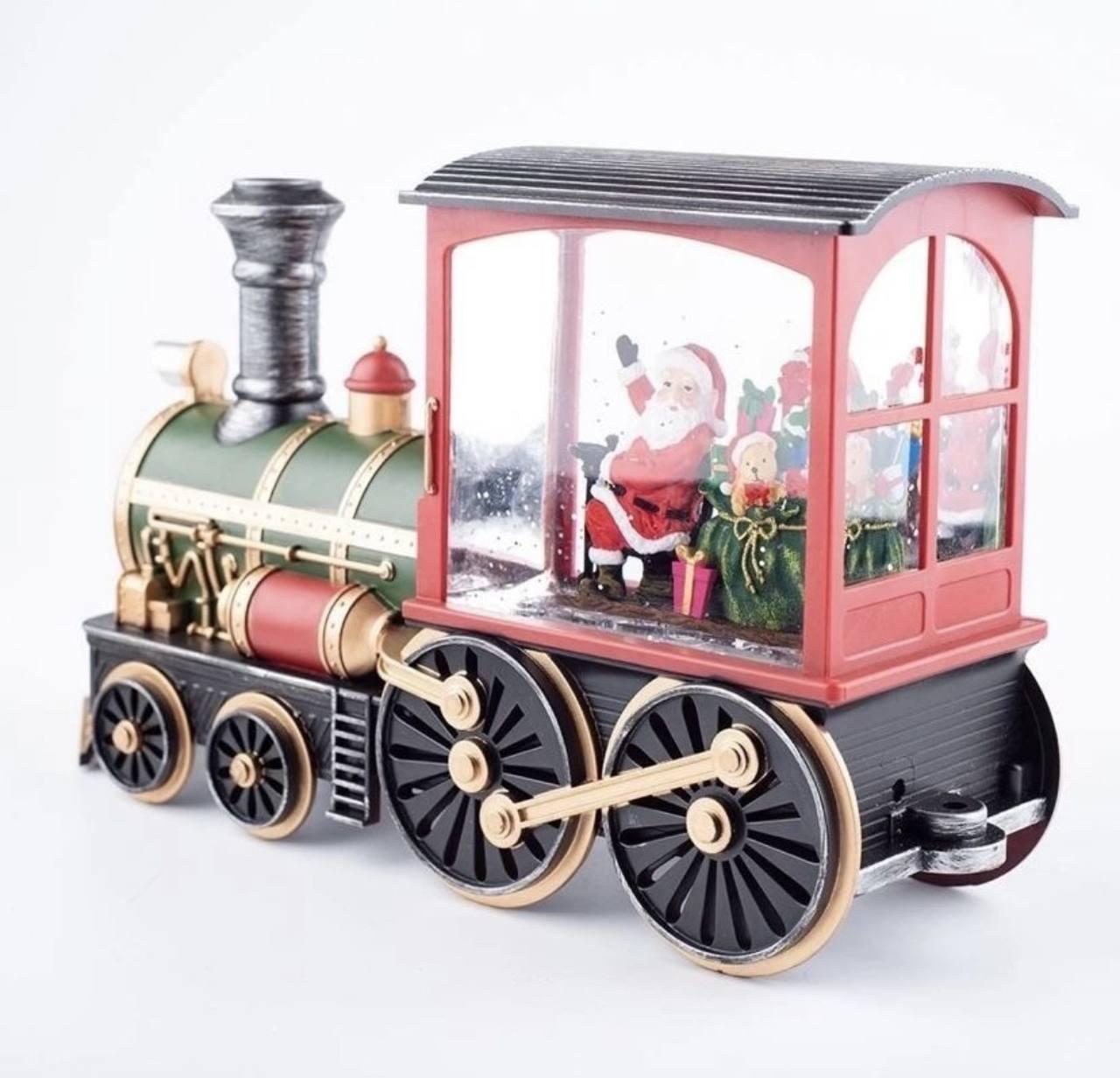 Ліхтар музичний новорічний Різдвяний поїзд на батарейках та від USB 32 см (26140881) - фото 10 Ліхтар музичний новорічний Різдвяний поїзд на батарейках та від USB 32 см (26140881) - фото 10