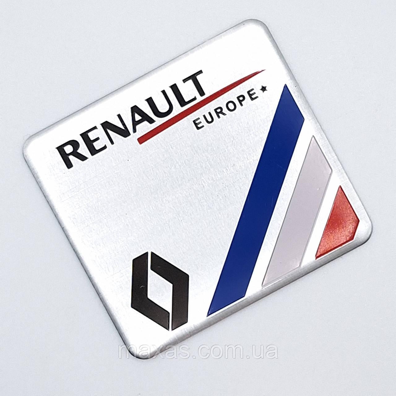 Эмблема алюминиевая Renault 6х5,5 см (1159451836)
