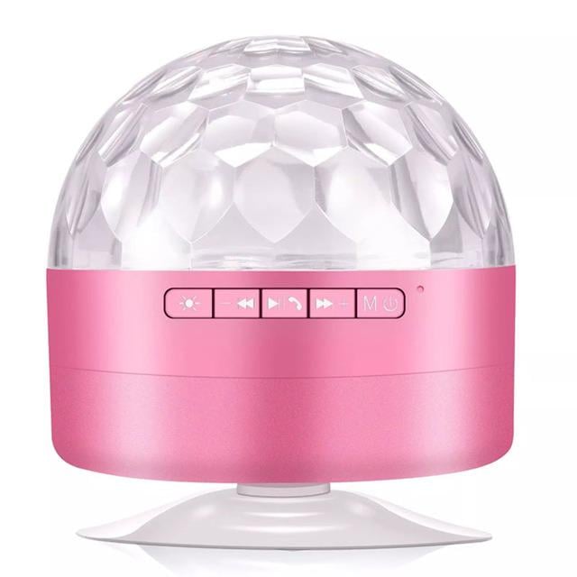 Портативна колонка Bluetooth Ukc AQ9 LIGHT Рожевий