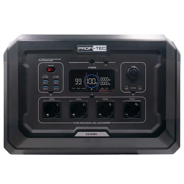 Зарядная станция PROFI-TEC PPS2500 LiFePO 2500 Вт 51,2 В/2048 Вт/ч (006855) Зарядная станция PROFI-TEC PPS2500 LiFePO 2500 Вт 51,2 В/2048 Вт/ч (006855)