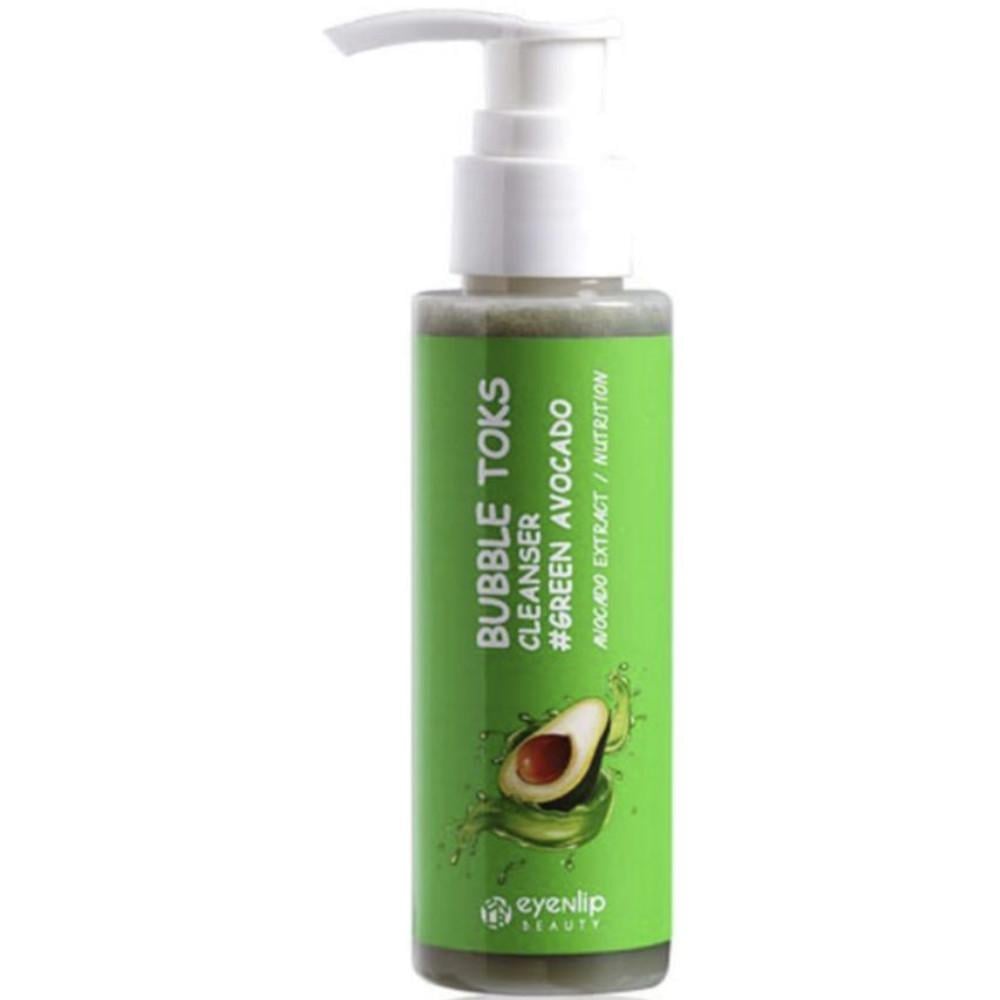 Пенка кислородная для умывания Eyenlip Bubble Toks Cleanser Green Avocado 100 мл (8809555250999) Пенка кислородная для умывания Eyenlip Bubble Toks Cleanser Green Avocado 100 мл (8809555250999)
