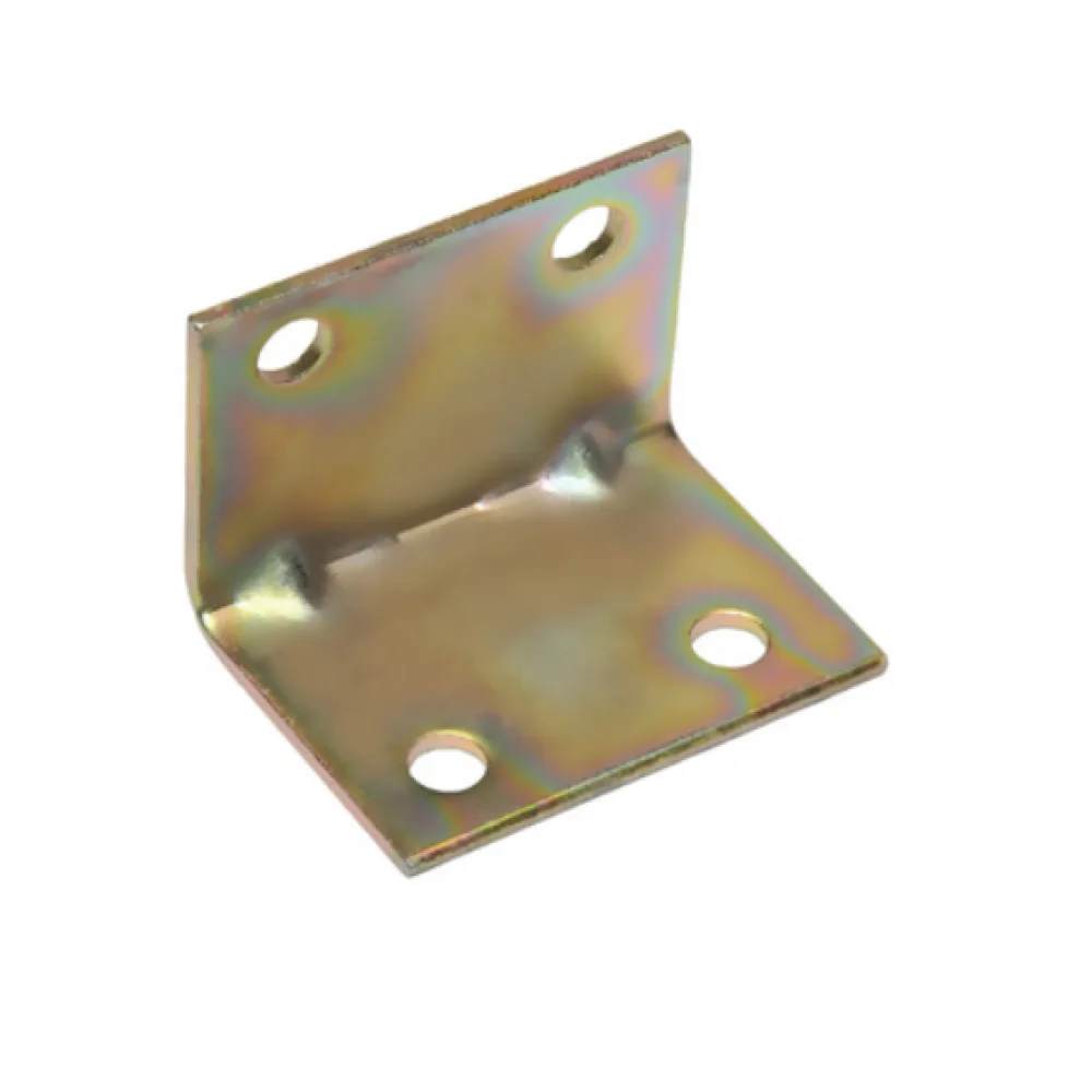 Кутник ХЗШП кріпильний оцинкований монтажний 22х22х34 мм (UK0726) Кутник ХЗШП кріпильний оцинкований монтажний 22х22х34 мм (UK0726)