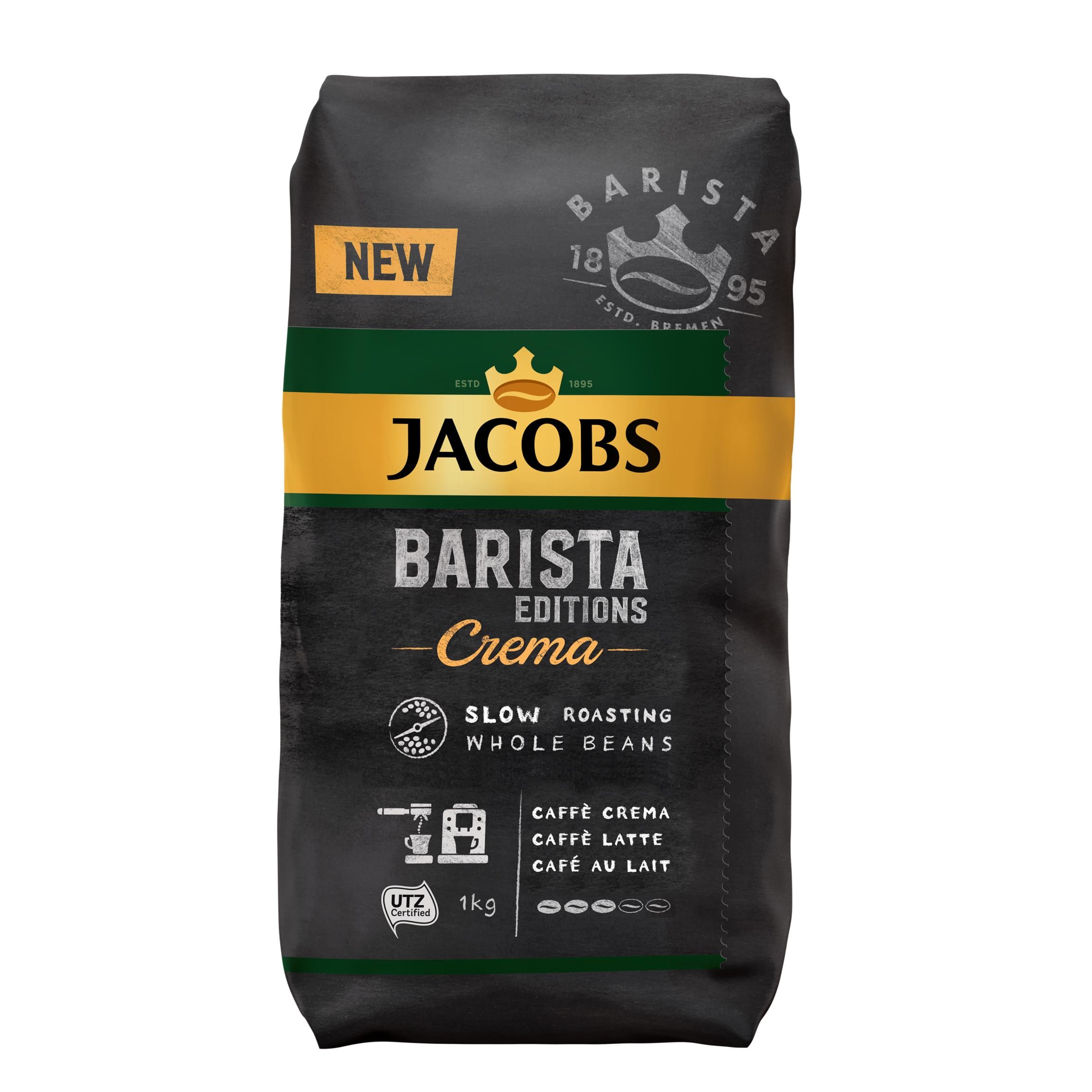 Кофе в зернах Jacobs Barista Crema 1 кг (j10000516)