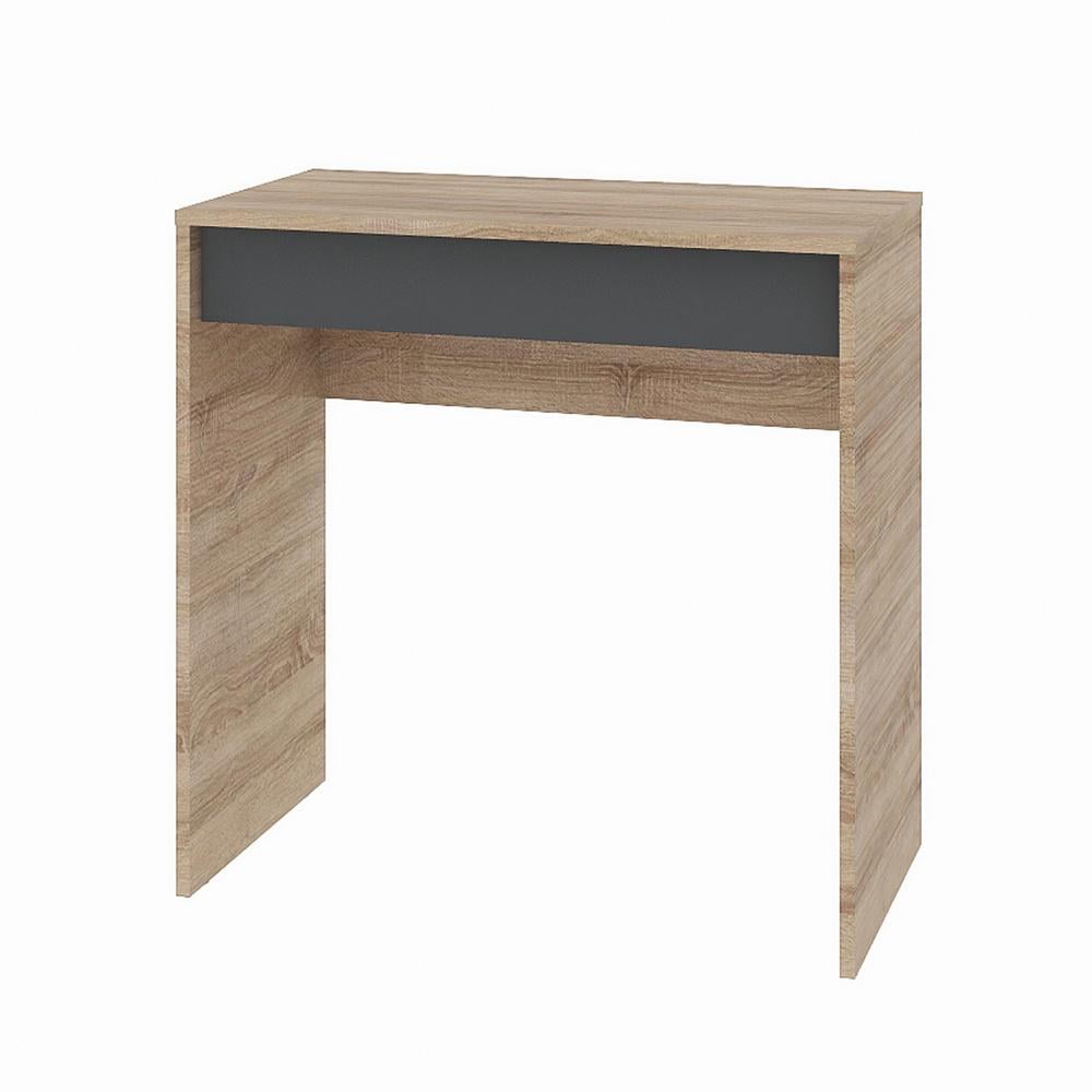 Стол письменный с выдвижным ящиком Эверест Сити-750 75,2х38х74,6 см Дуб сонома/Графитовый (EVR-071105) - фото 1 Стол письменный с выдвижным ящиком Эверест Сити-750 75,2х38х74,6 см Дуб сонома/Графитовый (EVR-071105) - фото 1