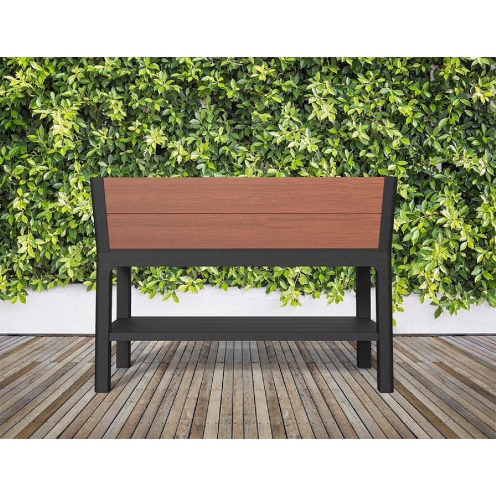 Горшок цветочный Keter Donica Elevated Garden Bed Pro Коричневый (255161) - фото 2 Горшок цветочный Keter Donica Elevated Garden Bed Pro Коричневый (255161) - фото 2