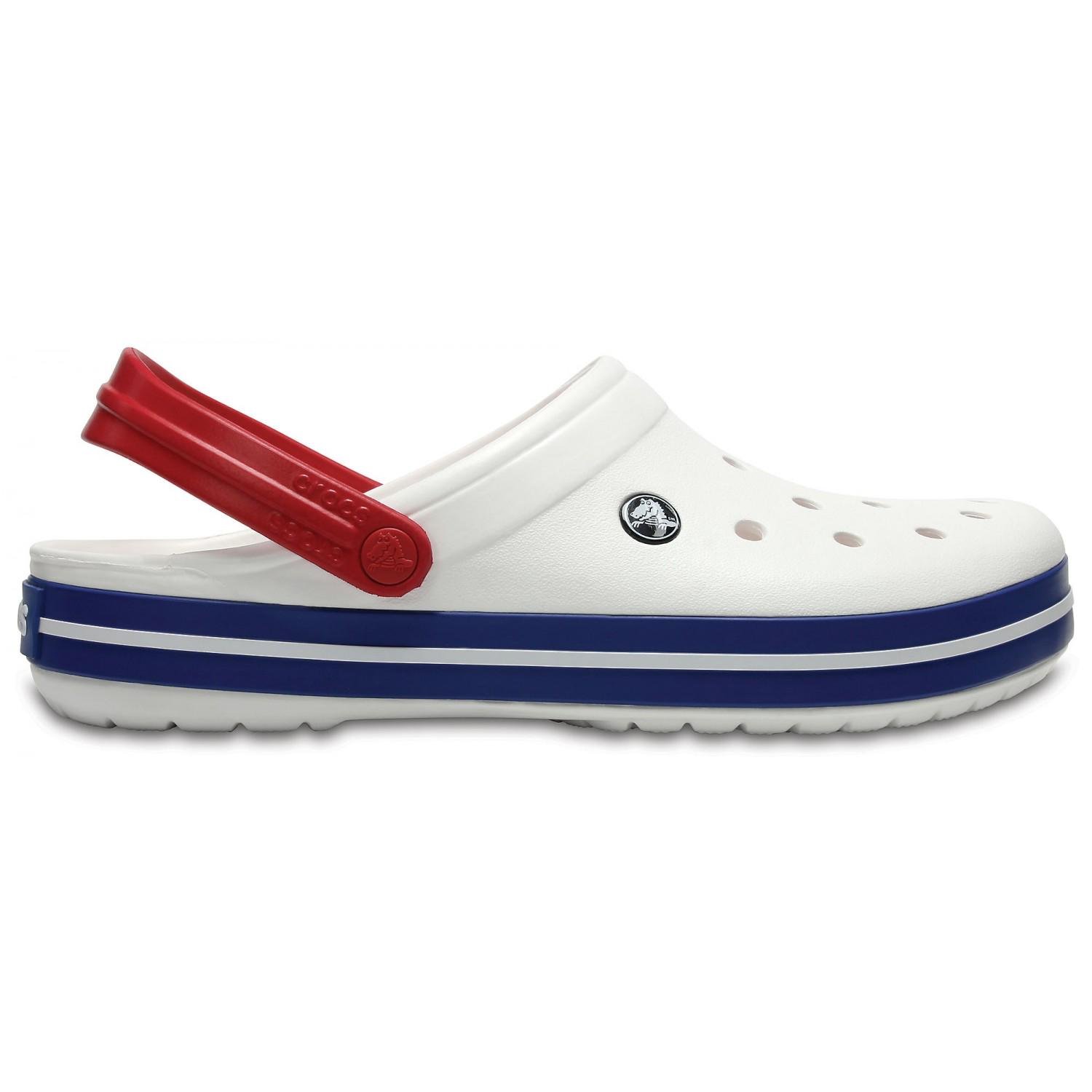 Сабо Crocs Crocband Clog M11 р. 44 28,5 см White/Blue (11016)