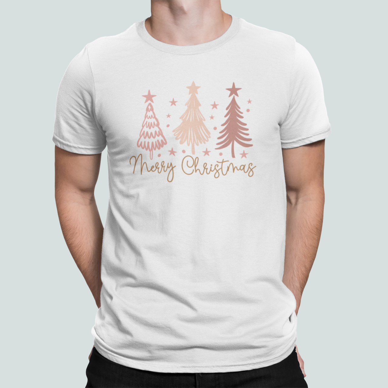 Футболка чоловіча новорічна Stedman з принтом "Merry Christmas" Рожеві ялинки XXL Білий (НГ183-11) Футболка чоловіча новорічна Stedman з принтом "Merry Christmas" Рожеві ялинки XXL Білий (НГ183-11)