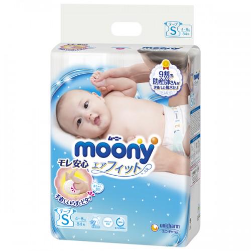 Подгузники Moony S 84 шт. 4-8 кг (4903111210756)