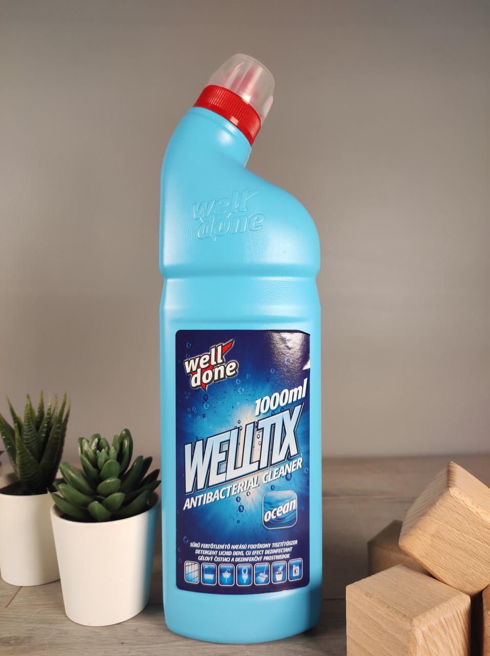 Средстводля очистки унитаза Well Done Ocean антибактериальное 1 л (1902379302)