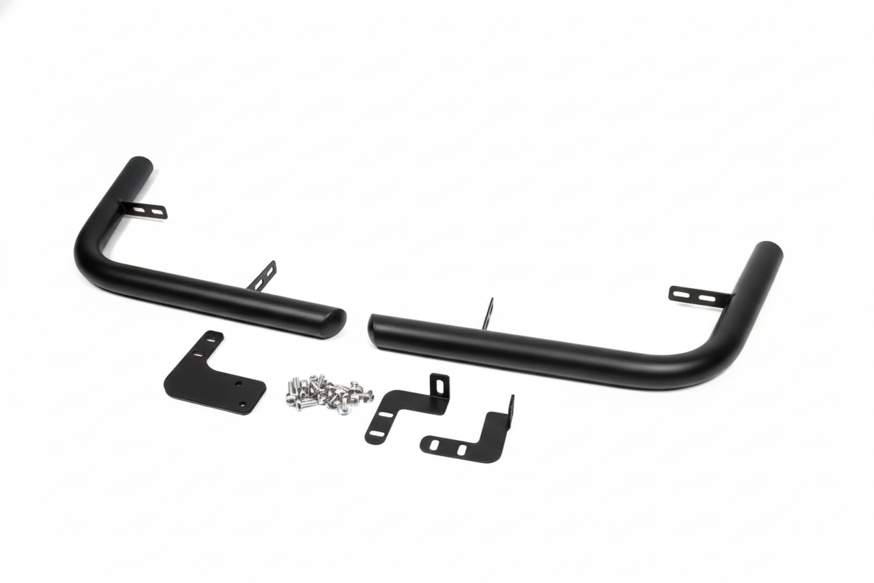 Задние углы CAN AK-003 для Peugeot Expert 2007-2016 гг. нержавеющая сталь 2 шт. Черный (187347) Задние углы CAN AK-003 для Peugeot Expert 2007-2016 гг. нержавеющая сталь 2 шт. Черный (187347)