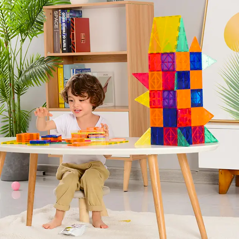 Конструктор магнітний Великий набір 110 дет. (K-110) - фото 6 Конструктор магнітний Великий набір 110 дет. (K-110) - фото 6