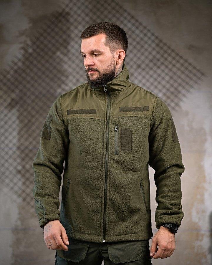 Кофта тактическая флисовая мужская XXL Олива (PK45805)