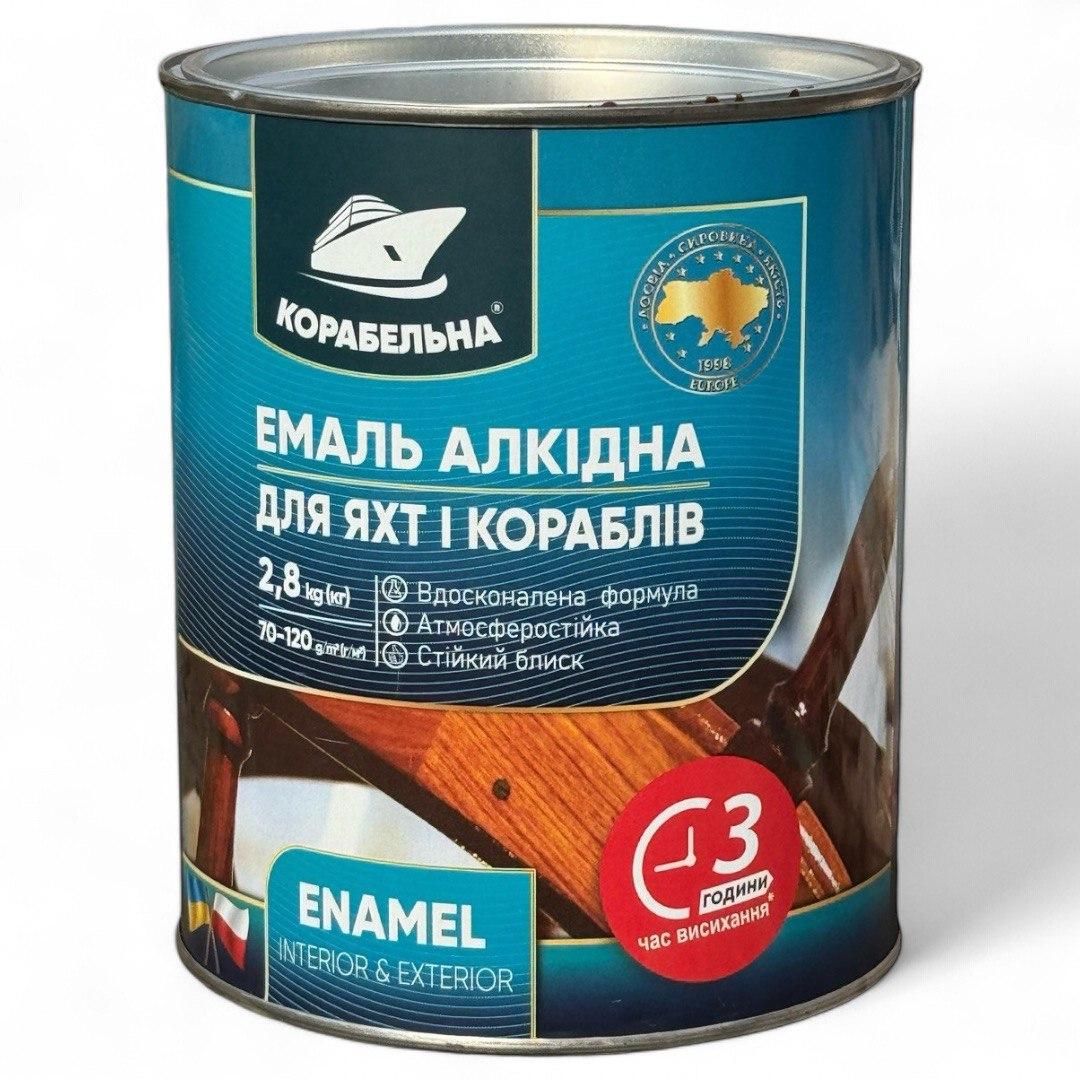 Емаль алкідна КОРАБЕЛЬНА ПФ-115 2,8 кг Фіолетовий (444292999)