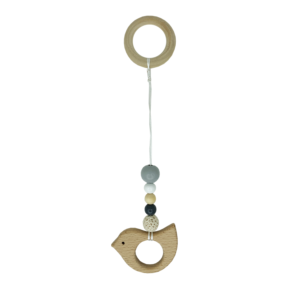 Подвес-прорезыватель деревянный Птичка (25428367)