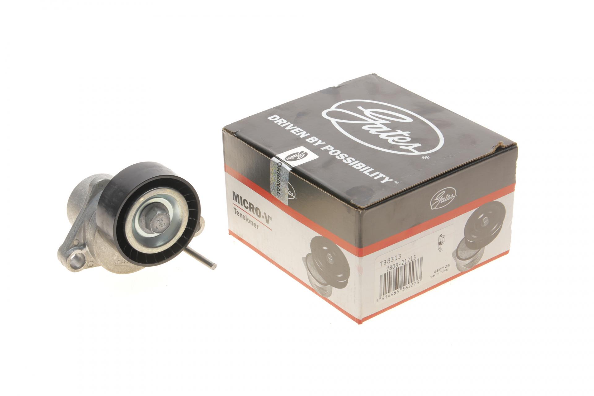 Натяжник ремня генератора GATES Citroen C2/C3/C4/Peugeot 207/307 1.1-1.6 00- (T38313)