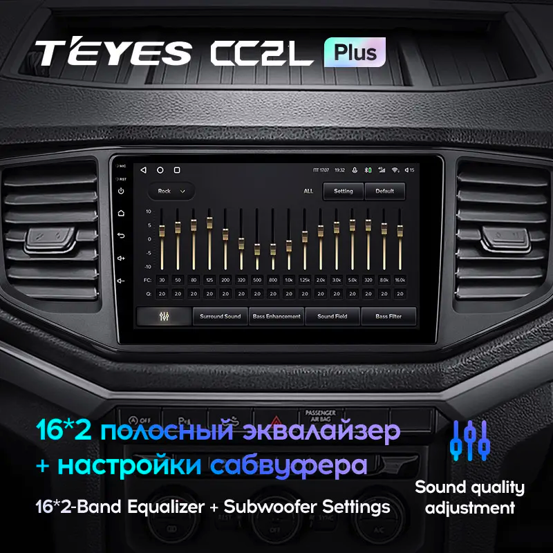 Автомагнітола штатна Teyes CC2L Plus для Volkswagen Amarok 1 2016-2020 Android 2/32 Гб (1797648965) - фото 3