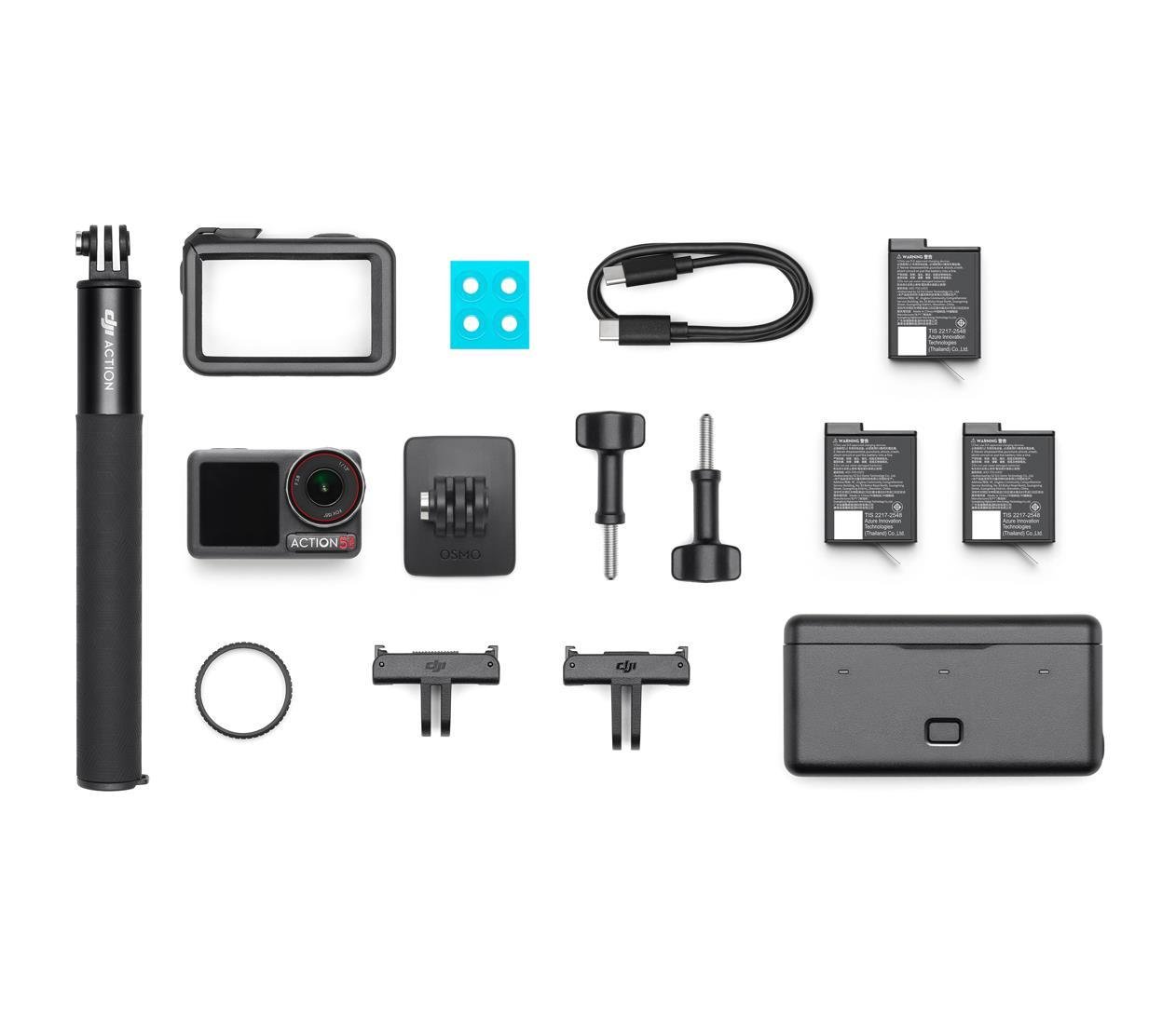 Екшн-камера DJI Osmo Action 5 Pro Adventure Combo (CP.OS.00000378.01/CP.OS.00000350.01)