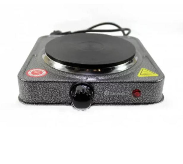 Настольная плита Domotec 5821MS 1 конфорка 1кВт 5 режимов нагрева Серый (ВС000399)