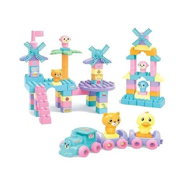 Конструктор Blocks в чемодане 126 деталей Разноцветный (152255)