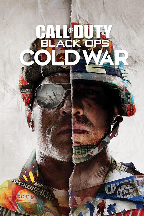 Постер плакат Call of Duty Black Ops Cold War Split 61x91,5 см